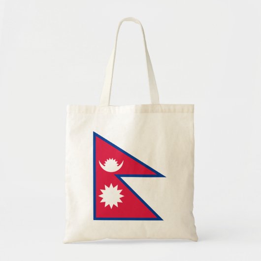 Vlag van Nepal Tote Bag (Voorkant)