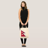 Vlag van Nepal Tote Bag (Voorkant (model))