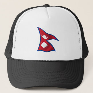 Vlag van Nepal Trucker Pet