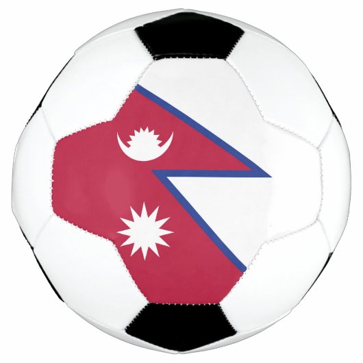 Vlag van Nepal Voetbal (Voorkant)