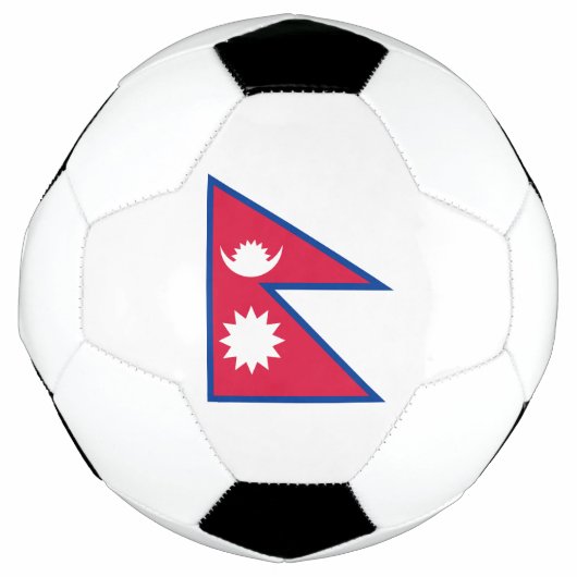 Vlag van Nepal Voetbal (Voorkant)