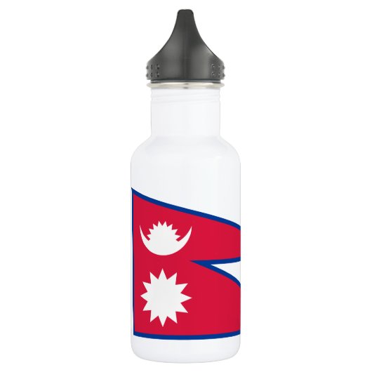 Vlag van Nepal Waterfles (Links)