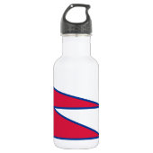 Vlag van Nepal Waterfles (Voorkant)