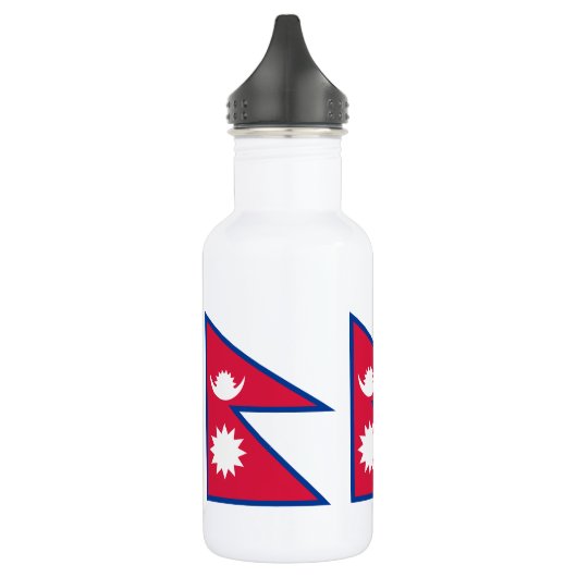 Vlag van Nepal Waterfles (Links)