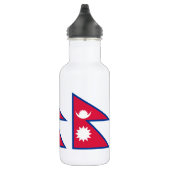 Vlag van Nepal Waterfles (Rechts)
