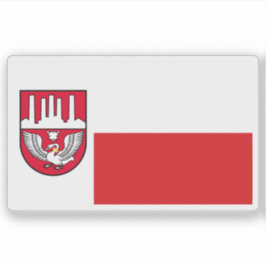 Vlag van Neumünster, Duitsland Sticker