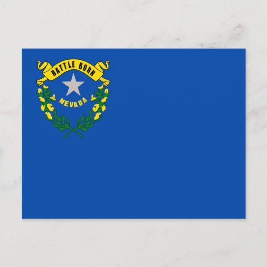 Vlag van Nevada Briefkaart (Voorkant)