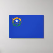 Vlag van Nevada Canvas Print (Voorkant)