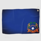 Vlag van Nevada Golf Towel Golfhanddoek (Horizontaal)