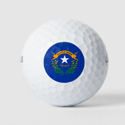 VLAG VAN NEVADA GOLFBALLEN (Voorkant)