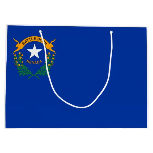 Vlag van Nevada Groot Cadeauzakje (Achterkant)