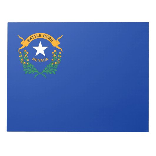Vlag van Nevada Notitieblok (Voorkant)