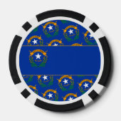 Vlag van Nevada Poker Chips (Achterkant)