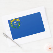 vlag van Nevada Rechthoekige Sticker (Envelop)