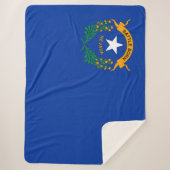 Vlag van Nevada Sherpa Deken (Voorkant)