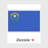 Vlag van Nevada Sticker (Vel)