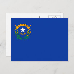Vlag van Nevada, vlag van Nevada Briefkaart