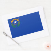 Vlag van Nevada, vlag van Nevada Rechthoekige Sticker (Envelop)