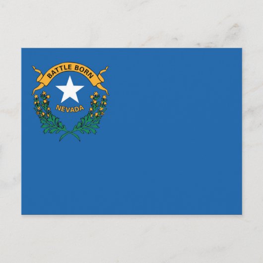 Vlag van Nevada, VS Briefkaart (Voorkant)
