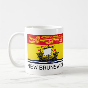 Vlag van New Brunswick, Canada Koffiemok