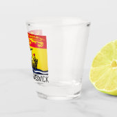 Vlag van New Brunswick, Canada Shot Glas (Rechts)