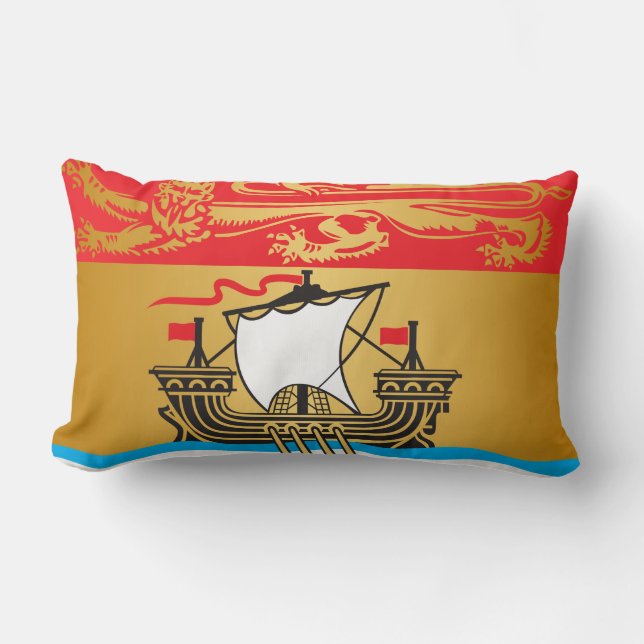 vlag van New Brunswick Kussen (Voorkant)
