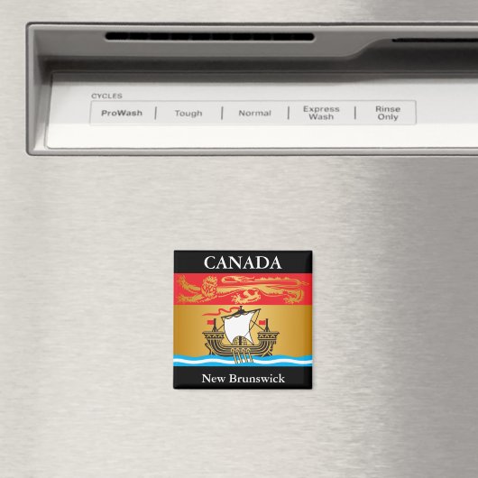 vlag van New Brunswick Magneet (Insitu (Vaatwasser))