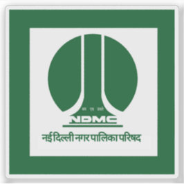 Vlag van New Delhi, India Sticker