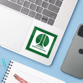 Vlag van New Delhi, India Sticker (Laptop met iPhone)