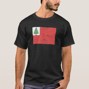 Vlag van New England 1776 Amerikaanse Revolutionai T-shirt