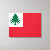 Vlag van New England Canvas Afdruk (Voorkant)