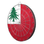 Vlag van New England Dartbord (Voorkant Rechts)