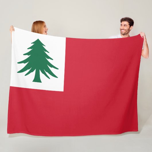 Vlag van New England Fleece Deken (In situ)