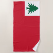 Vlag van New England Strandlaken (Voorkant)