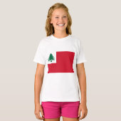 Vlag van New England T-shirt (Voorkant volledig)