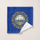 Vlag van New Hampshire Bad Handdoek (Wasdoekje)