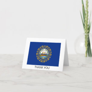 Vlag van New Hampshire Bedankkaart