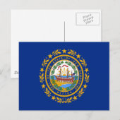 Vlag van New Hampshire Briefkaart (Voorkant / Achterkant)