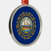 Vlag van New Hampshire Ceramic Ornament (Rechts)
