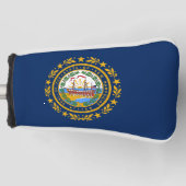 vlag van New Hampshire Golfheadcover (Voorkant)