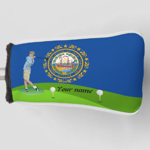 vlag van New Hampshire Golfheadcover