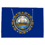 Vlag van New Hampshire Groot Cadeauzakje (Achterkant)