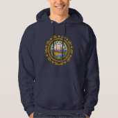 vlag van New Hampshire Hoodie (Voorkant)