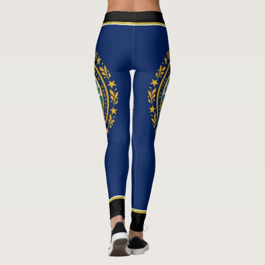 vlag van New Hampshire Leggings (Achterkant)