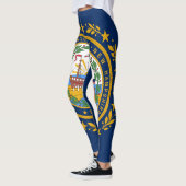 vlag van New Hampshire Leggings (Links)