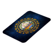 Vlag van New Hampshire Magneet (Linkerzijde)