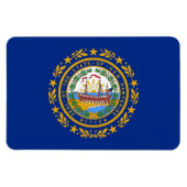 vlag van New Hampshire Magneet (Horizontaal)