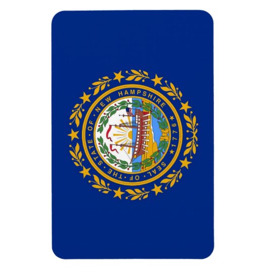 vlag van New Hampshire Magneet (Verticaal)