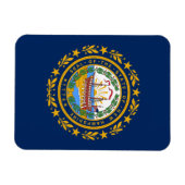 vlag van New Hampshire Magneet (Horizontaal)
