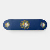 vlag van New Hampshire Persoonlijk Skateboard (Horizontaal)